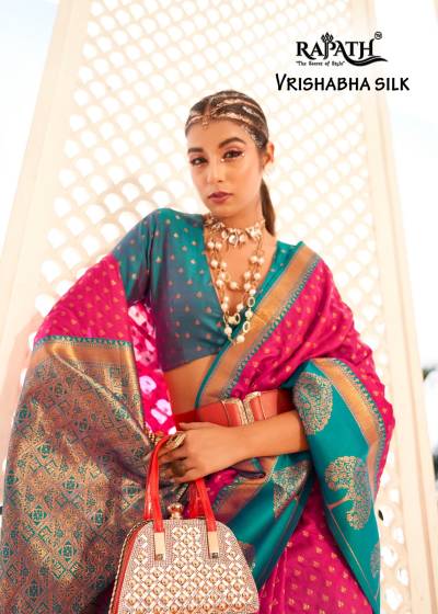 Vrishabha Silk By Rajpath Banarasi Paithani Saree Collection